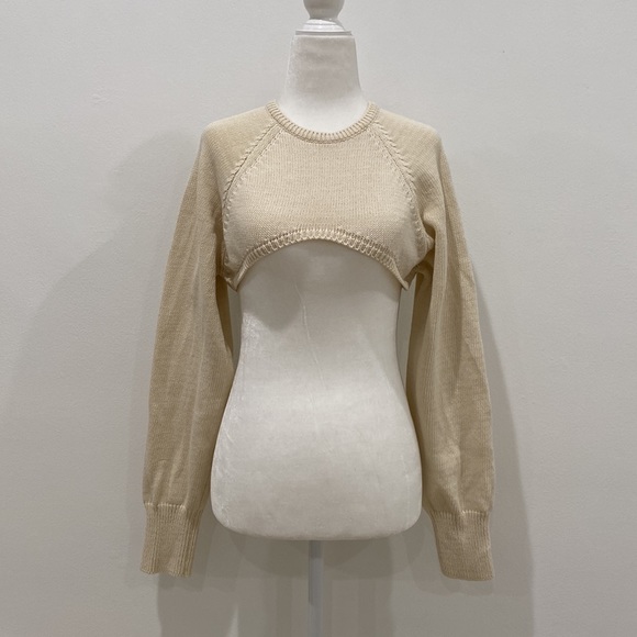 MEET ME CROPPED KNIT TOP - Picture 3 of 6